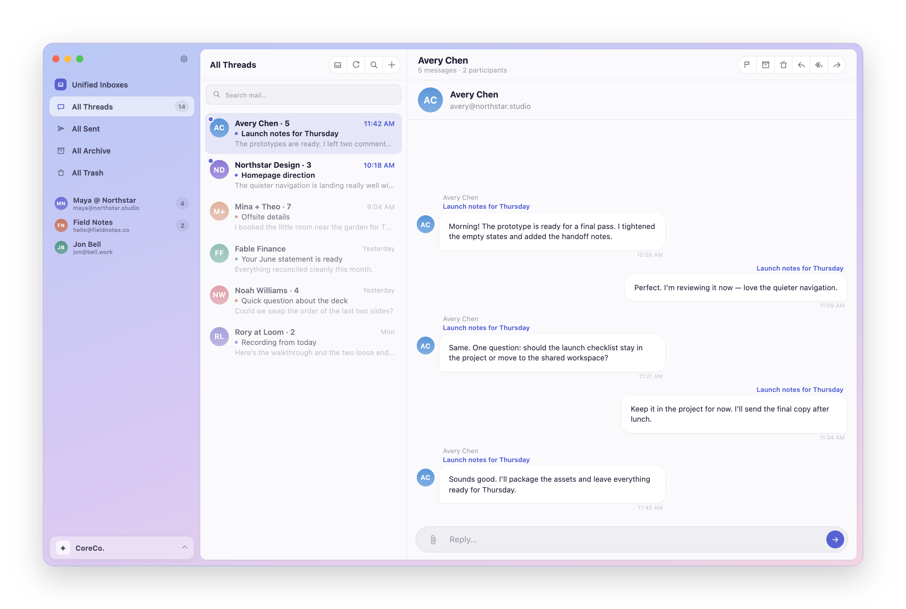 Charlie, an email app by the makers of Viola